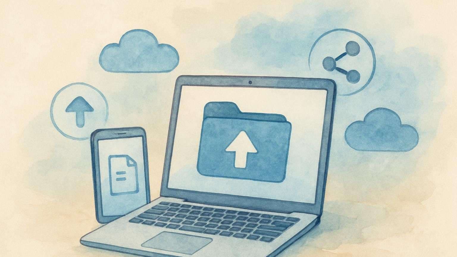 An image portraying the post title Top Free File Transfer Sites for Easy Sharing (2025)