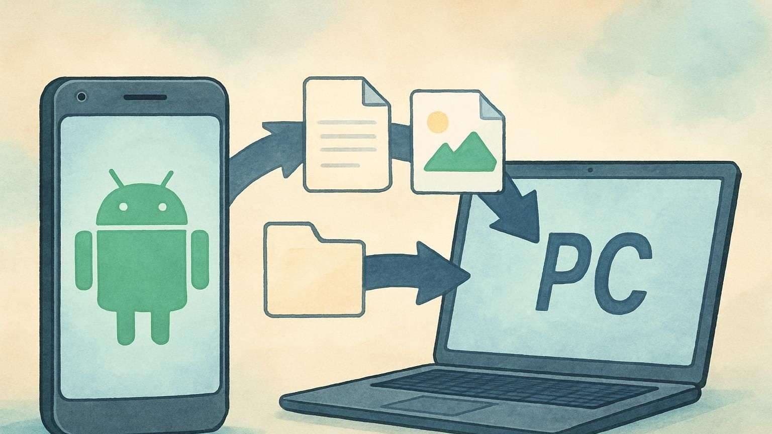 An image portraying the post title Which App Is Best for File Transfer Between Android and PC?