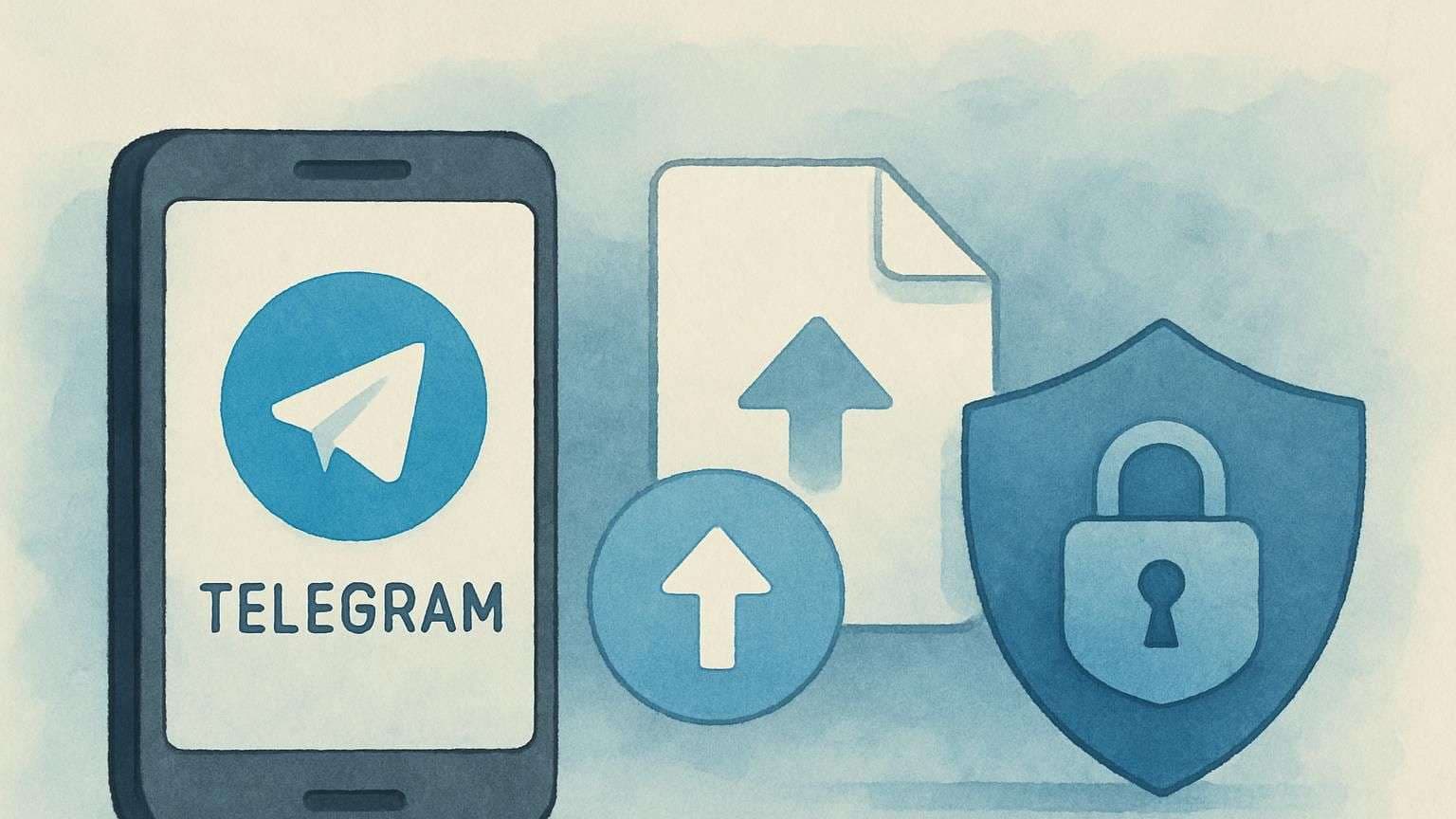 An image portraying the post title How to Send as a File on Telegram: Simple Guide and Privacy Tips
